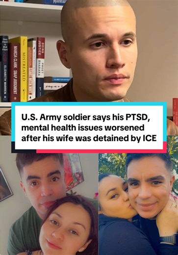 An active-duty U.S. Army soldier who has served in the military for 27 years, including in Afghanistan, tells CBS News' @camiloreports he has been struggling since his wife was detained by ICE during an appointment at an immigration office last week in El Paso, Texas.