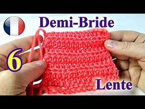 Crochet Débutant : Demi-Bride au Crochet Expliquée, Démo Lente + Schémas #6