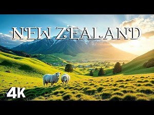 NEW ZEALAND 4K | Wonder of Majestic Fjords, Crystal Lakes & Volcanic Landscapes