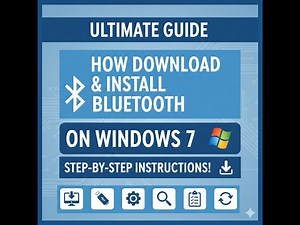 "Ultimate Guide: How to Download and Install Bluetooth on Windows 7 – Step-by-Step Instructions!"