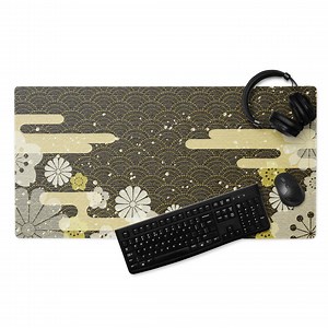 Tapis de bureau japonais Mizu Kumo Water Cloud : antidérapant pour les jeux et le bureau - Etsy France