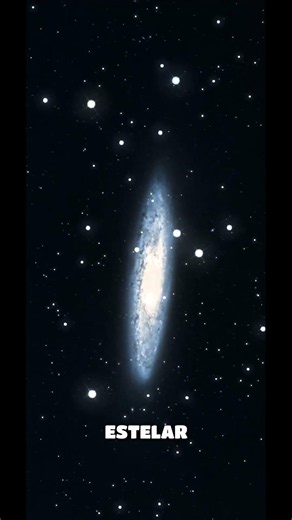 🌌 Una galaxia brillante escondida en la constelación del Escultor