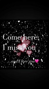 Come here, I miss you… And I love you 🩷 music: hello darlin’, George Jones #countrylovesongs #coversongs #lovesongsreels #lovesongs #reelstrending | Soulmates and Being in Love