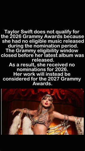 Taylor Swift 2026 Grammys: Understanding the Qualification Rules #shorts #taylorswift #music #trend