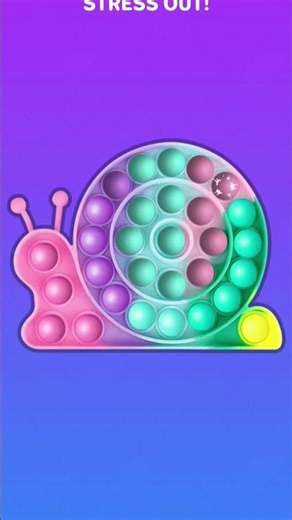 Satisfying Snail Pop It! 🐌✨ #ASMR #popit