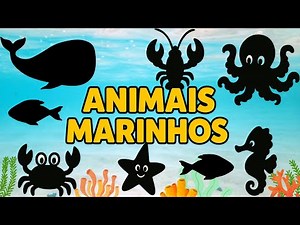 Conheça os animais marinhos e curiosidades divertidas do Fundo do Mar 🐢🐙✨ - Animais para crianças!
