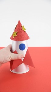 1.1K views | Blast off into creativity with our DIY Rocket Adventure! ✨ In this exciting tutorial, we'll show you how to transform simple materials like paper cups, rubber bands, and foam sheets into a stellar space mission. Perfect for the school holidays, this project will ignite the imagination of young explorers. Get ready for lift-off! ️ Watch the full video here: https://bit.ly/3RQ4hGg | Lincraft New Zealand | Facebook