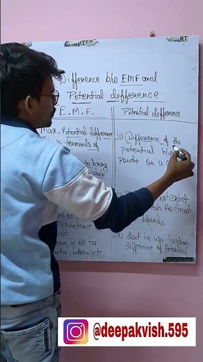 difference Between emf and potential difference #boardexam #theboardstudy #12thphysics #ncertbook