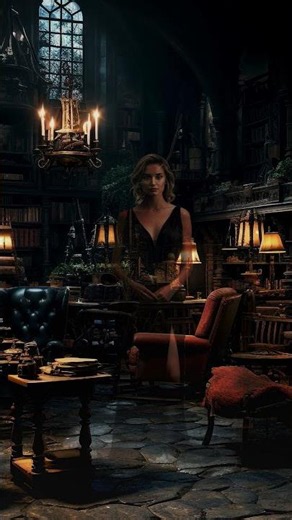 Family Is Forever: Haunted Parlor Fireplace with Storm Ambience