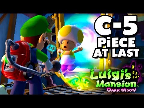 Luigi's Mansion Dark Moon - Old Clockworks - C-5 Piece At Last (Nintendo 3DS Gameplay Walkthrough)