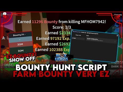 Blox Fruits AUTO BOUNTY HUNT SCRIPT | GET BOUNTY VERY EZ!