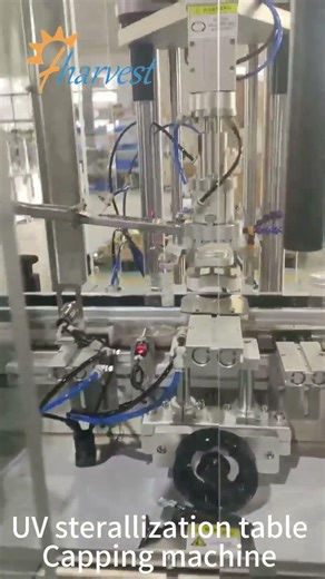 Automatic Bottle Screw Capping Machine, Single Head Capper Machine, UV sterilization table machine
