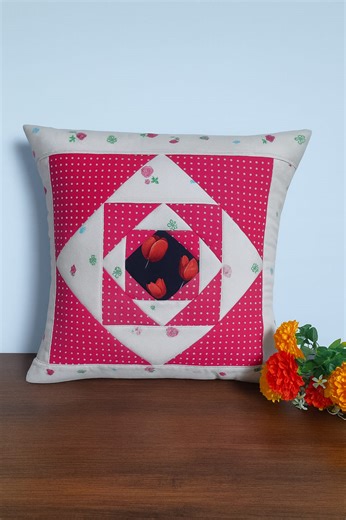 75K views · 1.2K reactions | DIY Patchwork Pillow Cushion #sewing #quilting #crafting #arts #crafts | Indah Sewing | Facebook