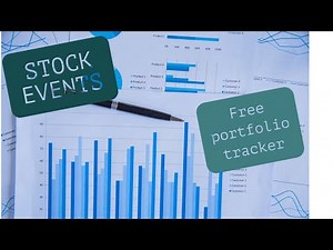 Stock Events. A brilliant FREE portfolio tracking app.