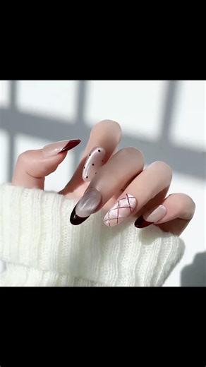 Magnetic polish galaxy nails 🌌 Tutorial in bio! #NailNebula #TikTokMadeMeBuyIt