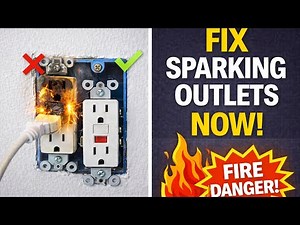 The #1 Reason Wall Outlets Start Sparking (And How To Fix It) #diy #handyman