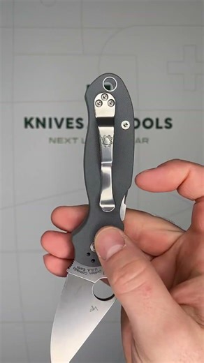 Spyderco Para 3 Maxamet Grey C223GPDGY pocket knife