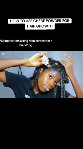 The magic of using Chebe! watch full washday below #haircaretips #washday