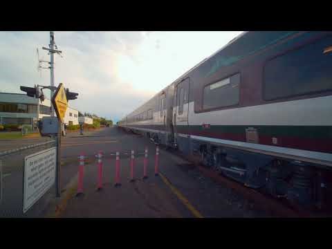 2026.05.17 Amtrak Empire Builder at Edmonds WA, featuring delivery of new Cascades "Airo" trainset.