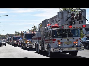 Lights And Sirens Fire Truck Parade Jamesburg 125th Anniversary Parade Part 1