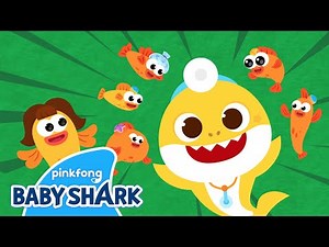 Five Little Fish Jumping on the Kelp | Sing Along with Baby Shark | Baby Shark Official