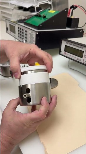 M 828 – Volume Resistivity Test Cell for Liquids and Powders - Small and Large Test Cell