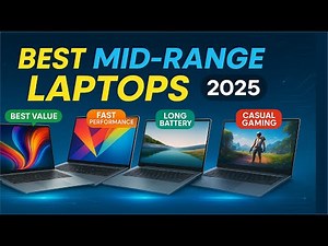 Best Mid-Range Laptops 2025 💻 Top 5 Value Picks for Every User
