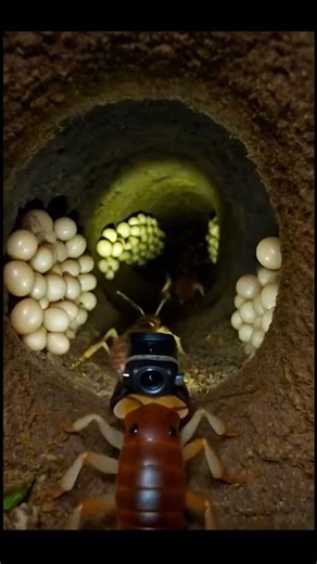 Termite POV Research Camera Setup at Colony Entrance