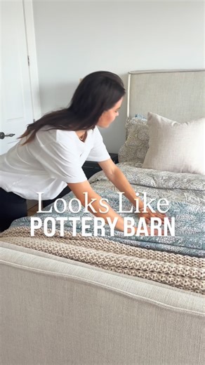 Christina Serrano on Instagram: "It’s back but stocked in 7 colors, in a duvet, quilt OR comforter!!🙏🏼➡️Comment BEDDING for the links to my favorite cotton bedding! We did a quilt & comforter. Both are thick, soft and warm. This is the taupe color and the blue. It has almost full five star reviews!"