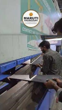 CNC Sheet Bending Machine | Working Process Tutorial #marutiengineering #tools #machine