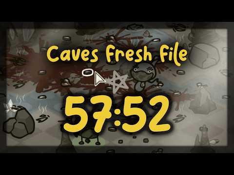 Mewgenics Caves FRESH FILE Speed run In 57:52