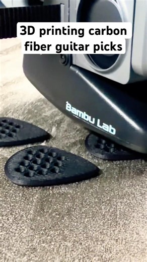 Yes, you CAN 3D print good guitar picks