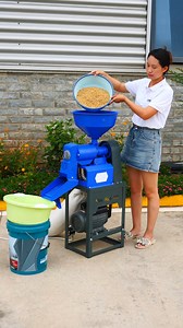 123K views · 1.1K reactions | Small home use rice mill, milling white rice 150kg/h. #farmmachine | Mini Rice Mill Machine | Facebook