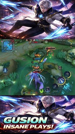 Gusion outplays enemy 🔥🔥🔥#mlbb #gusion