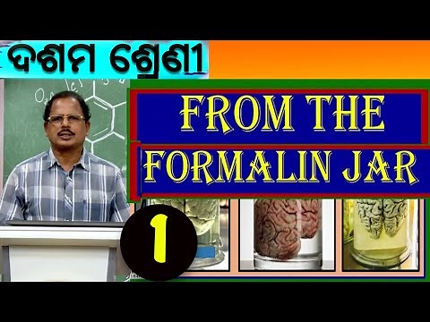 FROM THE FORMALIN JAR (Part-1) // 10 Class English Poem