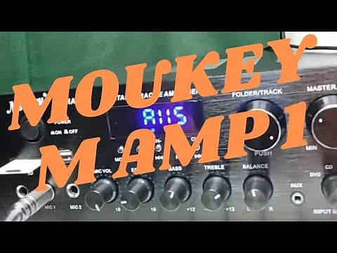 Moukey M amp1 digital karaoke amplifier demo