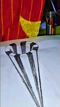 😱Cone Solid 3D Drawing Tutorial #shorts