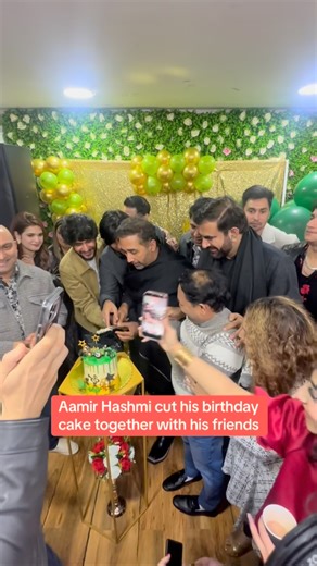 Muhammad Rafique Mughal on Instagram: "The birthday of renowned Pakistani street singer Aamir Hashmi was celebrated with great enthusiasm in London. Fans, well-wishers, and members of the Pakistani community gathered to make the day memorable, appreciating his soulful voice and musical journey. On the occasion of Aamir Hashmi’s birthday, Farid Qureshi, President of the Pakistan Press Club London, along with several friends, came to the microphone to extend their heartfelt birthday wishes. The ce