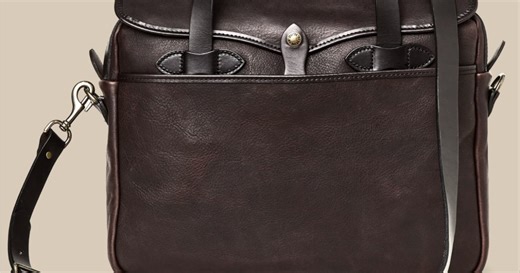 Filson’s leather Original Briefcase: heritage design reimagined for today