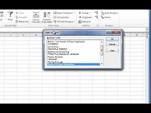 Random Number Generation with Excel (No Music Background)
