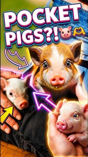 The Cutest Pocket Pig Ever! 🐷💖| RavePets #funny #cute #funnyanimals #piggy #trending #viralvideo