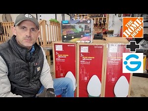 How I Modded Home Depot 3 ft Christmas Bulbs w/ LED GoVee Flood Lights