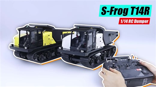 In this video, we take a closer look at the 1/14 T14R Hydraulic Crawler Dump Truck — fully assembled, painted, and ready to work.#rc #machine #model #crawler #dump #t14r | Toucanhobby
