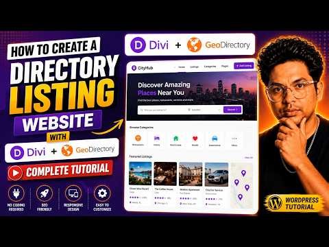 How to Create a Directory Listing Website with Divi Theme & GeoDirectory (Complete Tutorial)