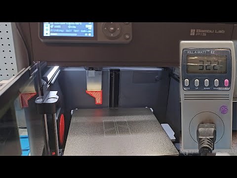 Bambu Lab's P1S Power Usage - Watts
