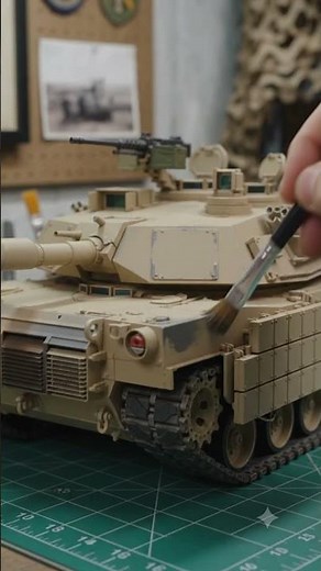 Building the M1A2 Abrams SEP TUSK II 1/35 Scale Tank Model Kit | Unbox to Display in 40 Seconds 🪖💥