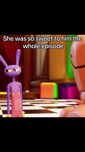 God she's so patient with him, they make me sick #tadcep7 #tadcjax #tadc #funnybunny #tadcpomni