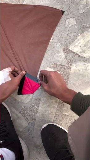Brown kite taping. #kiteflying #kitelover #shortsfeed #shorts #kitefighting