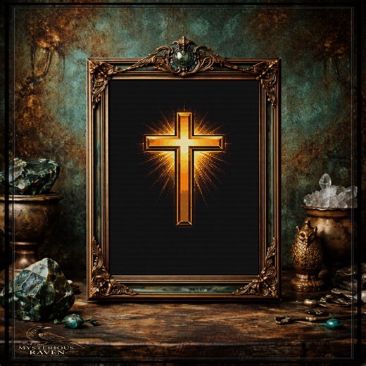 Christian Cross Stitch Pattern, Religious Sacred Wall Art (PDF Download) - Etsy