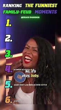 Ranking The FUNNIEST Family Feud Moments 😂 These Answers Were UNREAL!